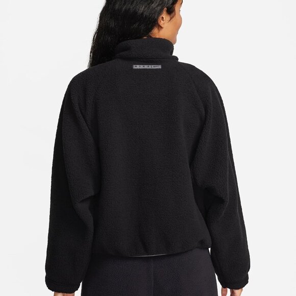 NWT Nike Sportswear High-Pile Black Sherpa Jacket - Picture 2 of 6